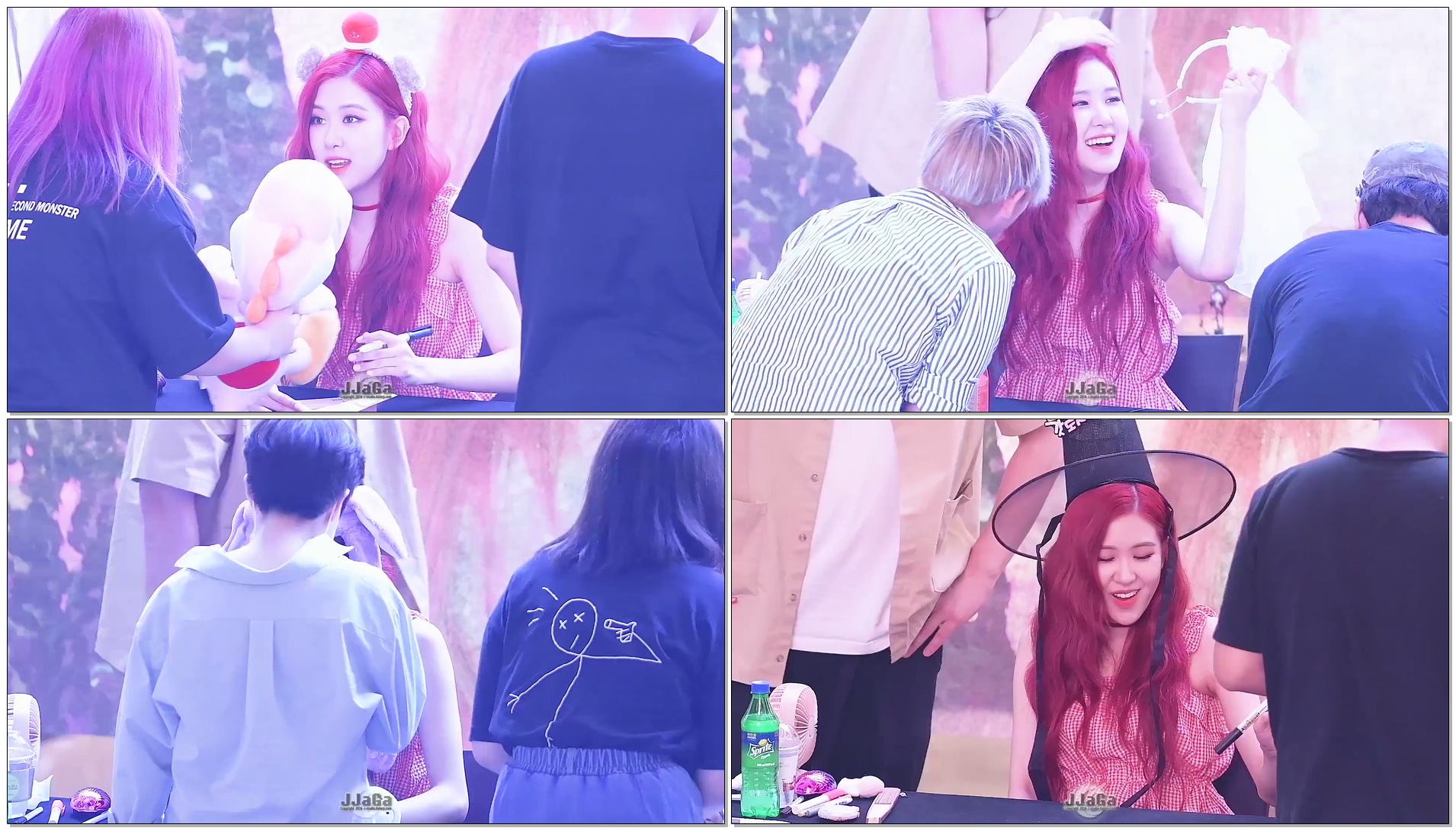 180708 블랙핑크 로제 직캠 (BLACK PINK ROSE Focus) -'팬사인회 모음' (Fancam) By.JJaGa !팬사인회 @여의도 IFC몰