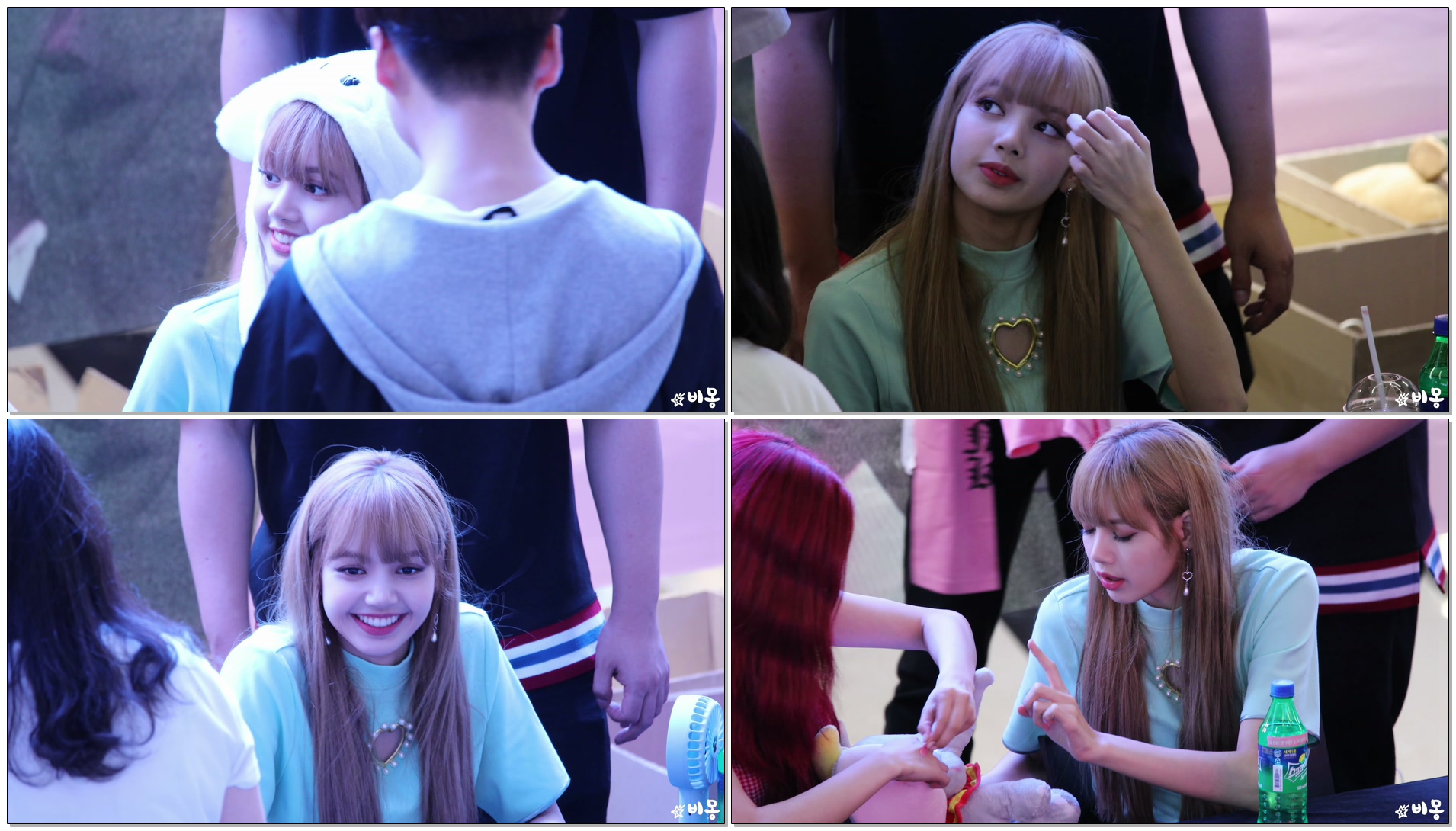 180708 리사(Lisa) 리액션(Reaction Cuts) 블랙핑크(BLACKPINK) [Yeouido Fansign Event] 4K 직캠 by 비몽