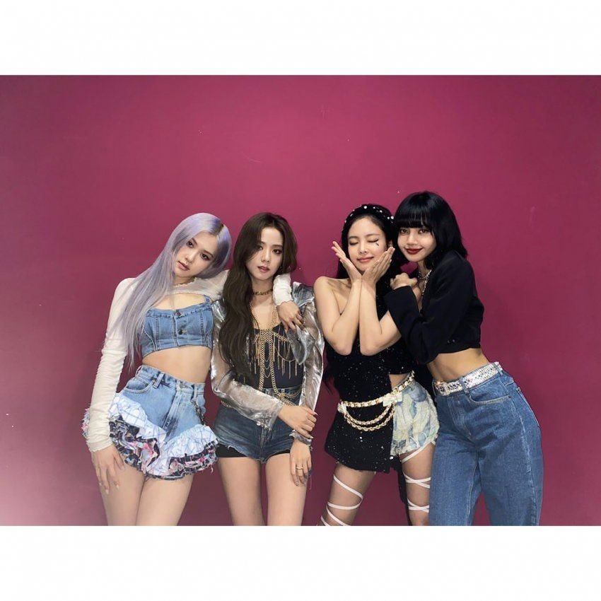 음악중심 블랙핑크 단체사진