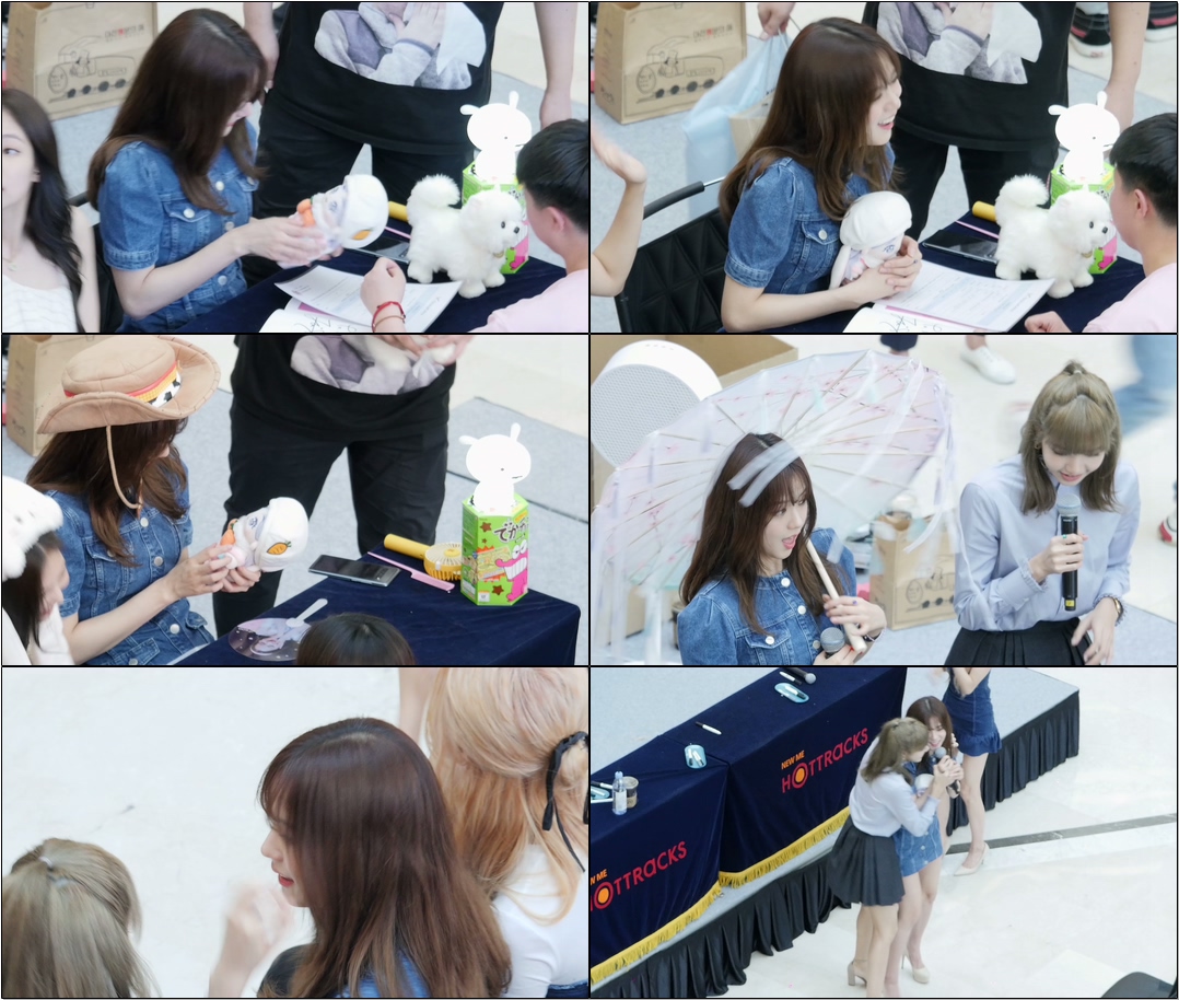 지수인형 받고 행복한 #지수 반응 #Jisoo reaction, #Jisoo doll gift : #fancam : #블랙핑크 #BLACKPINK fansign 팬사인회 영등포 190630