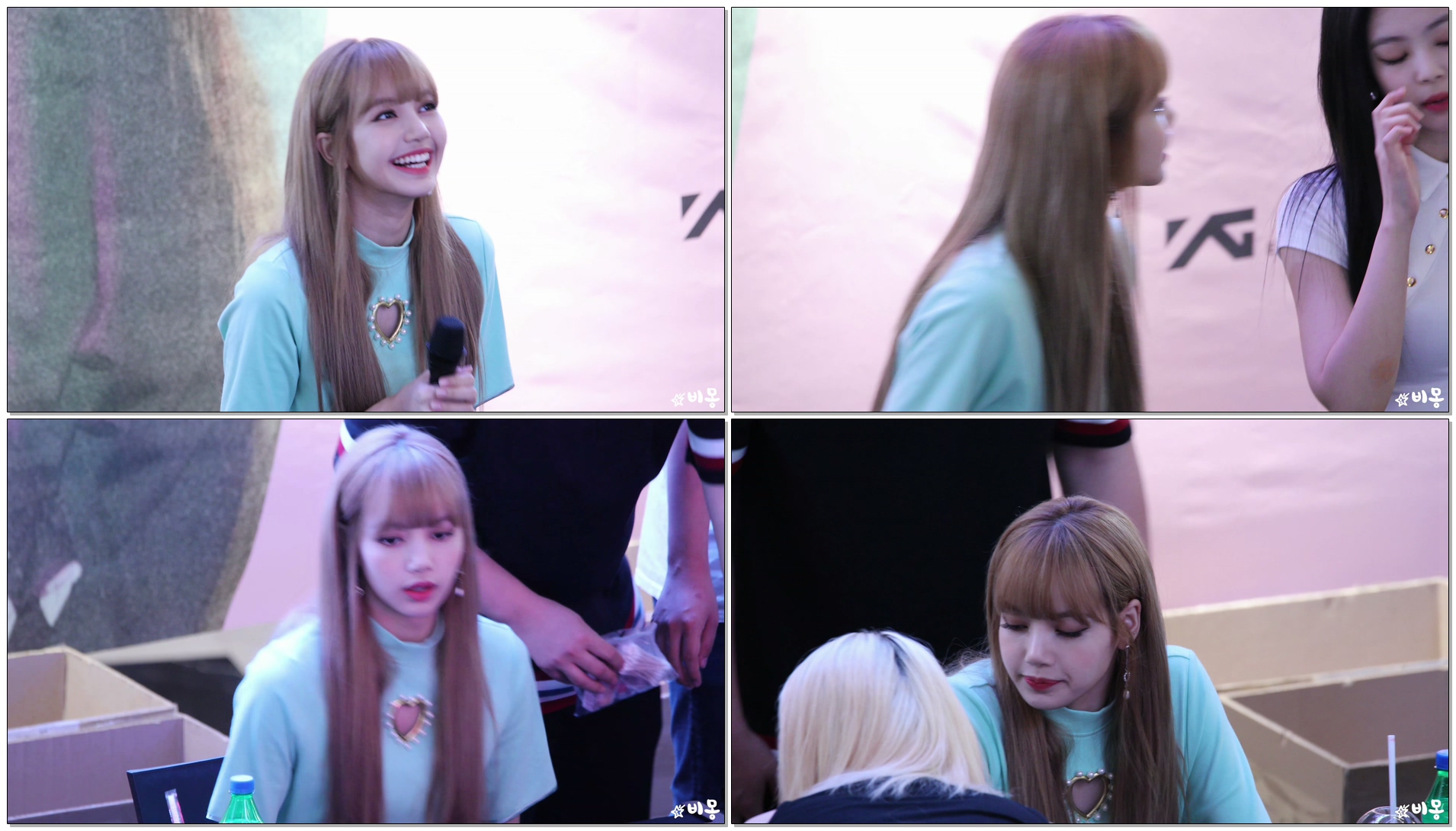 180708 블랙핑크(BLACKPINK) 리사(Lisa) 팬사인회 입장 ~ 첫인사 [여의도 IFC몰 팬사인회] 4K 직캠 by 비몽
