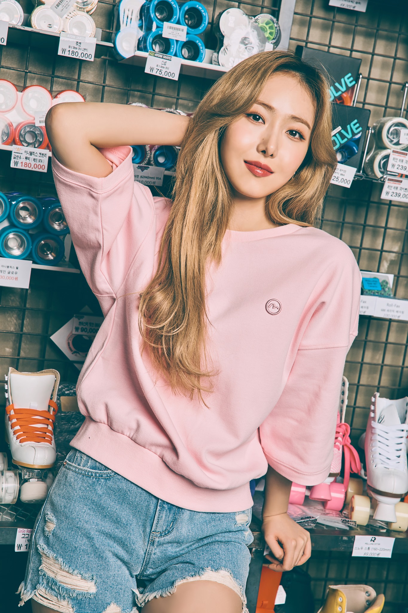 #여자친구 신비 - 에비수 촬영현장
