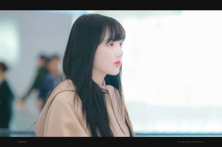 공항 런웨이.. #여자친구 예린