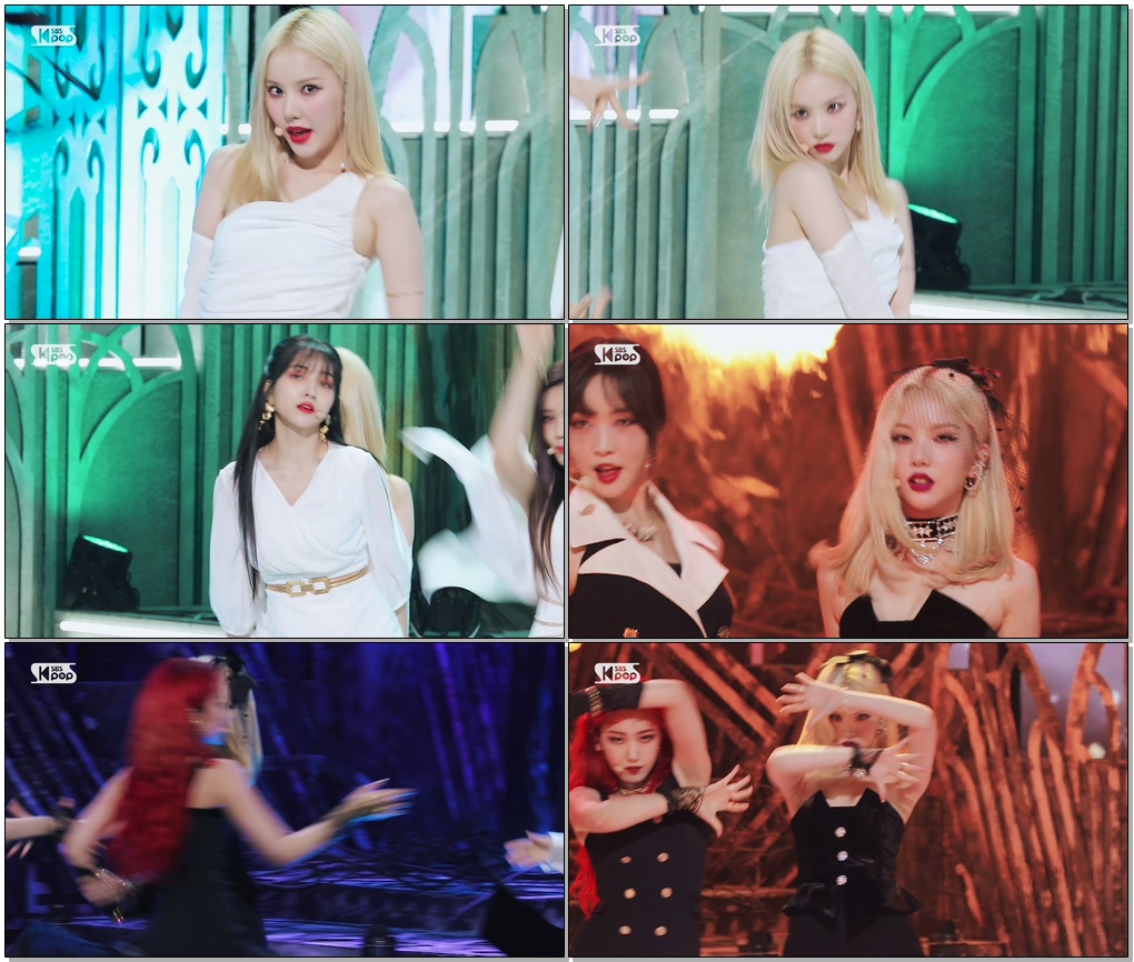 [페이스캠] 여자친구 은하 'Apple' (GFRIEND EunHa Facecam)│@SBS Inkigayo_2020.07.19