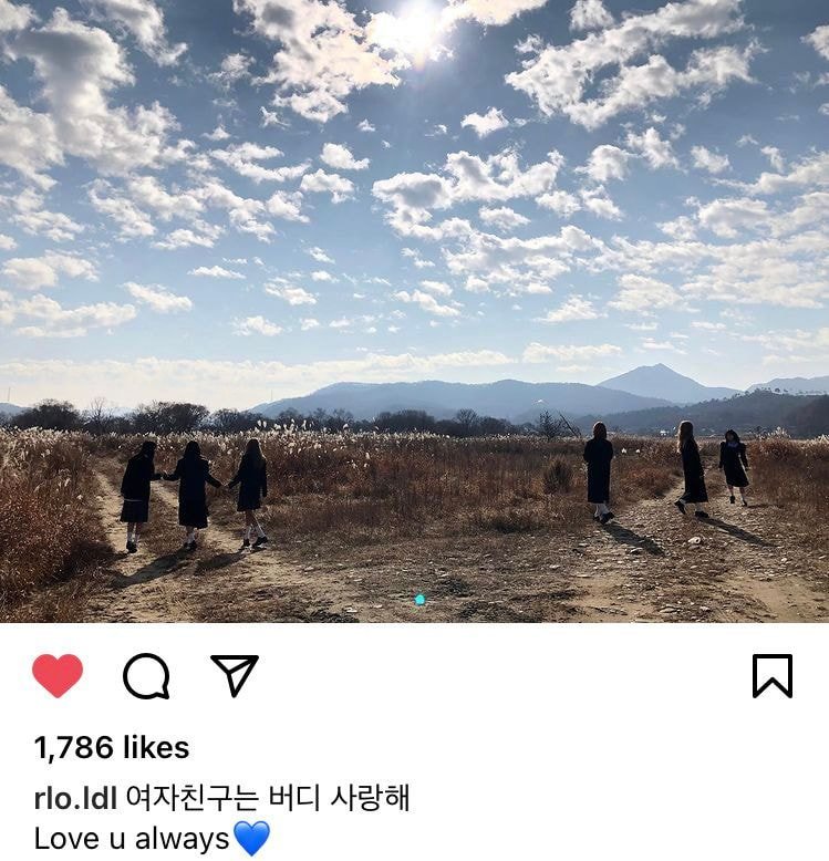 동시에 올라온 여자친구 멤버들 인스타그램