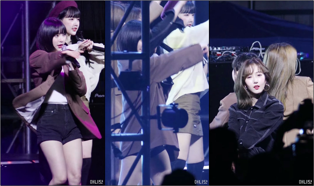 191008 #여자친구 (#GFRIEND) #은하 #직캠 - 너 그리고 나 (인제 군장병 한마음축제)