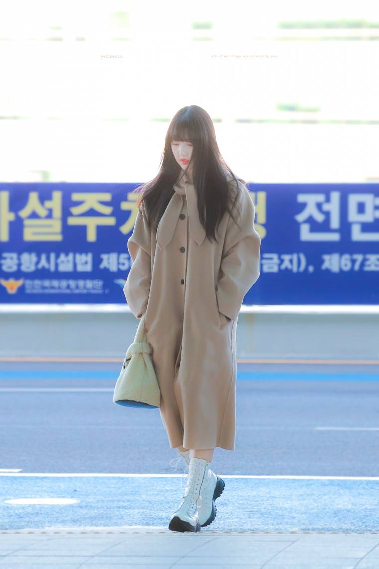 출국길...#여자친구 #예린 by yellowrin