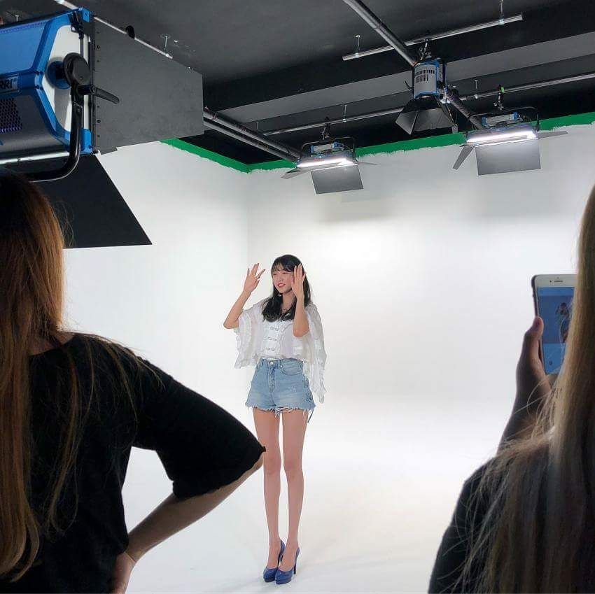 다리 진짜진짜 긴 #여자친구 소원