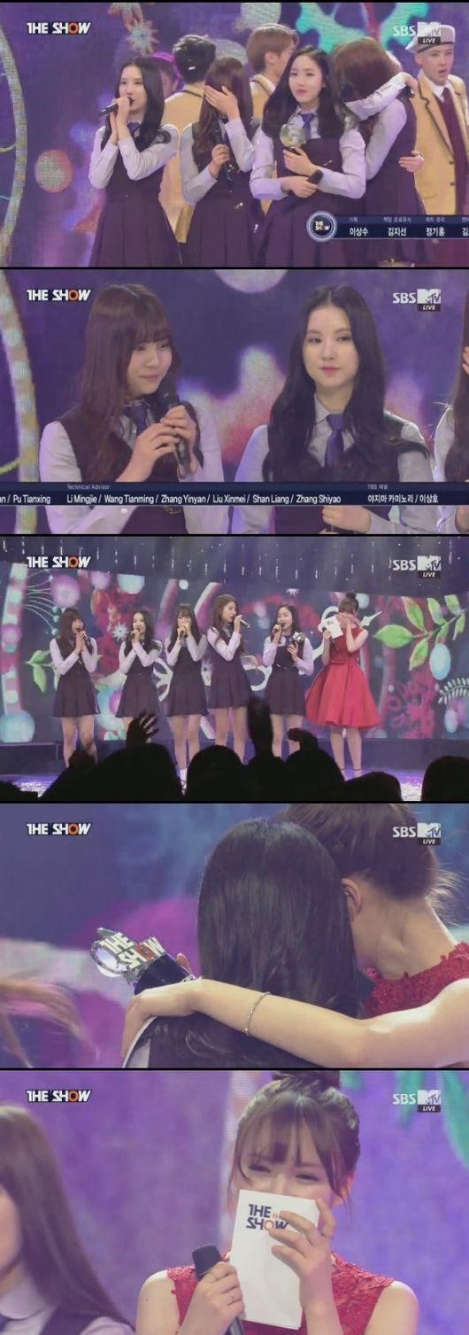 [여자친구]데뷔 후 첫 1위..부둥켜안고 오열
