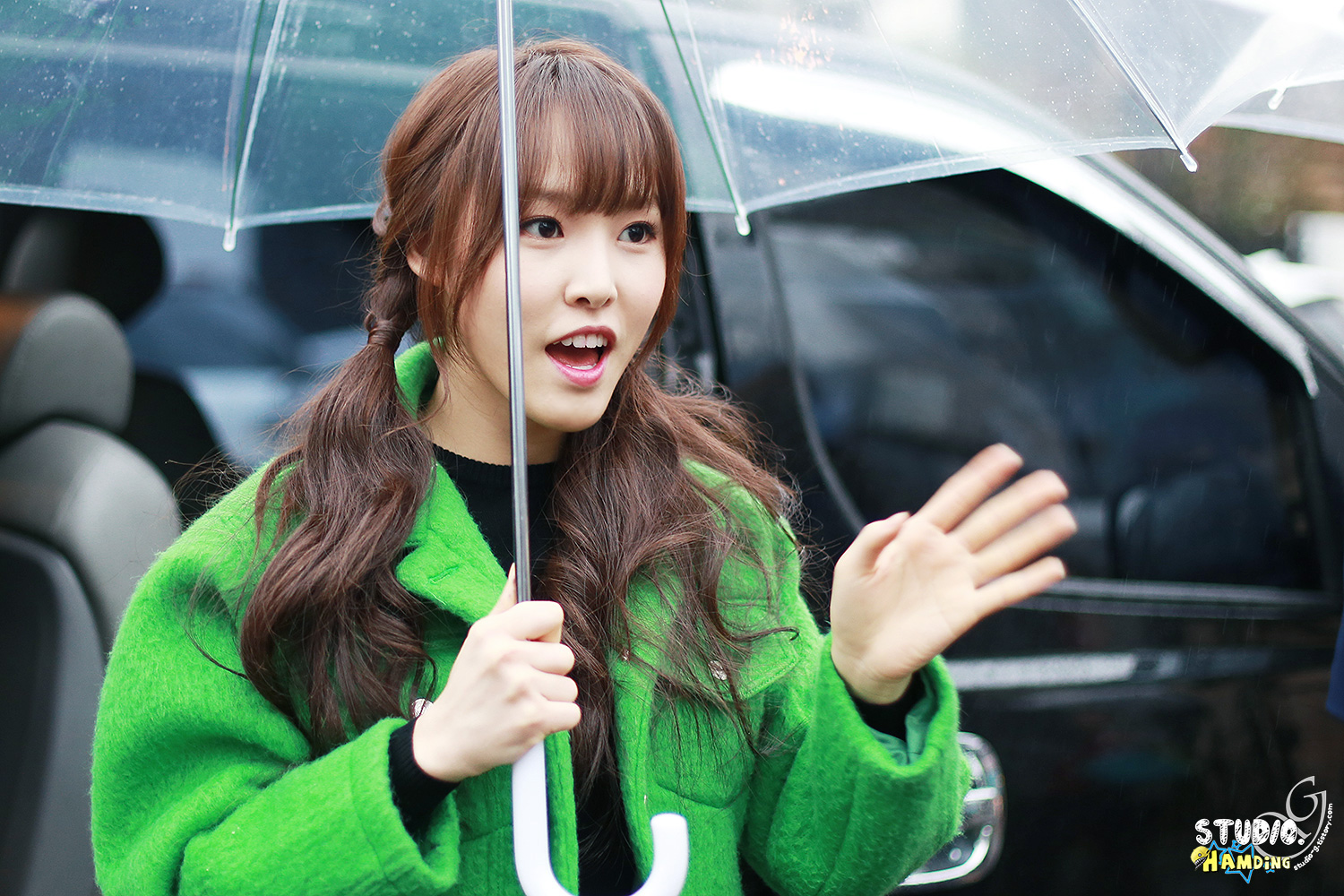 160212 여자친구 여의도KBS 뮤직뱅크 출근 by. Hamding
