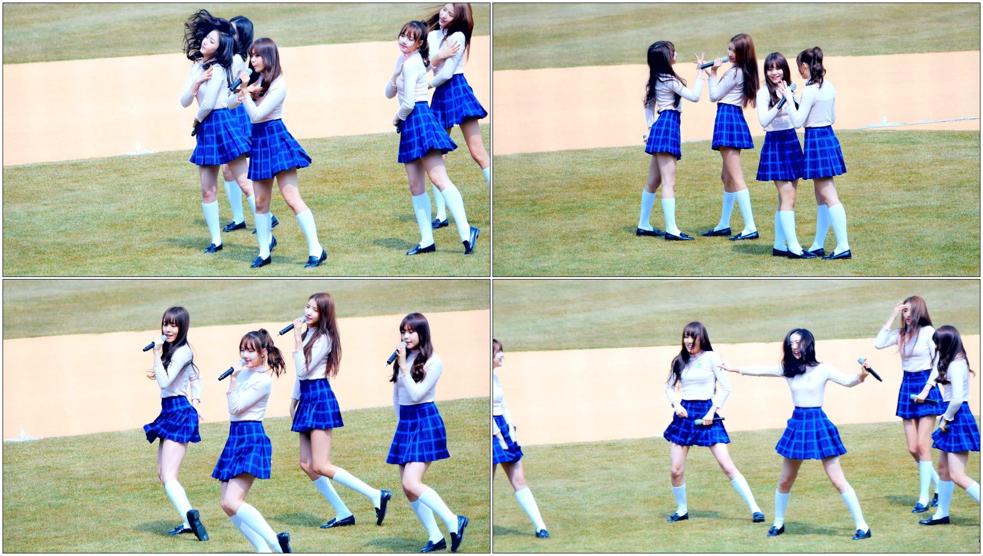 [4k Fancam/직캠]160319여자친구(GFRIEND) @삼성라이온즈파크 개막식