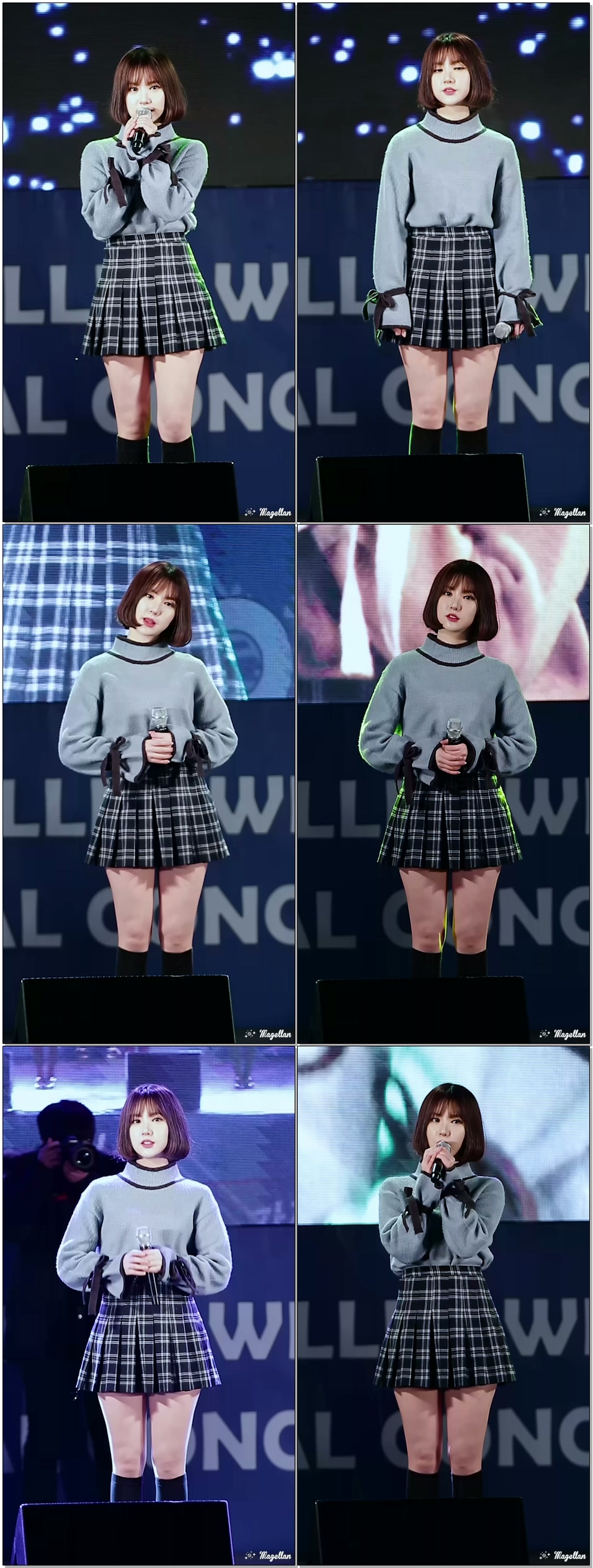 170114 여자친구 은하 직캠 Mermaid @원주 오크밸리