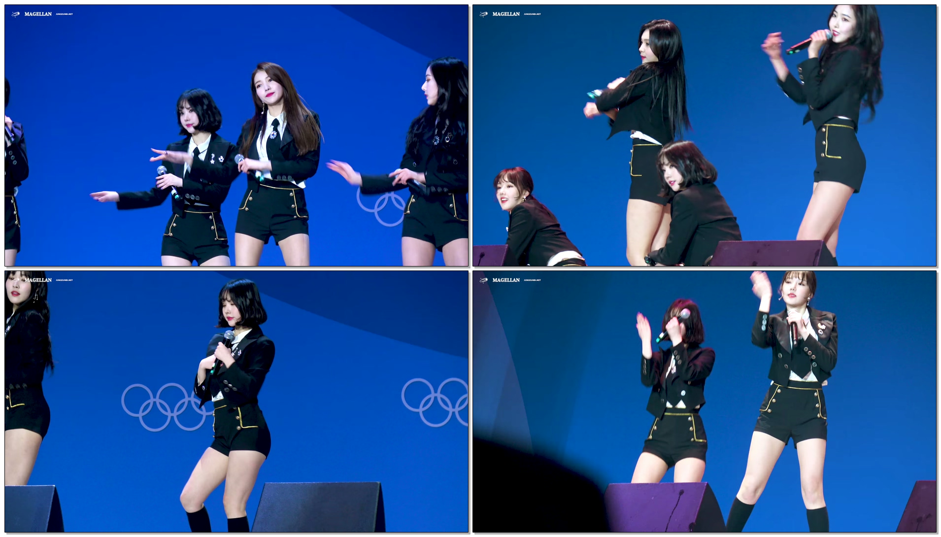 180223 핑 (Crush) 여자친구 은하 직캠 GFRIEND EUNHA FANCAM @평창올림픽 메달플라자 헤드라이너쇼
