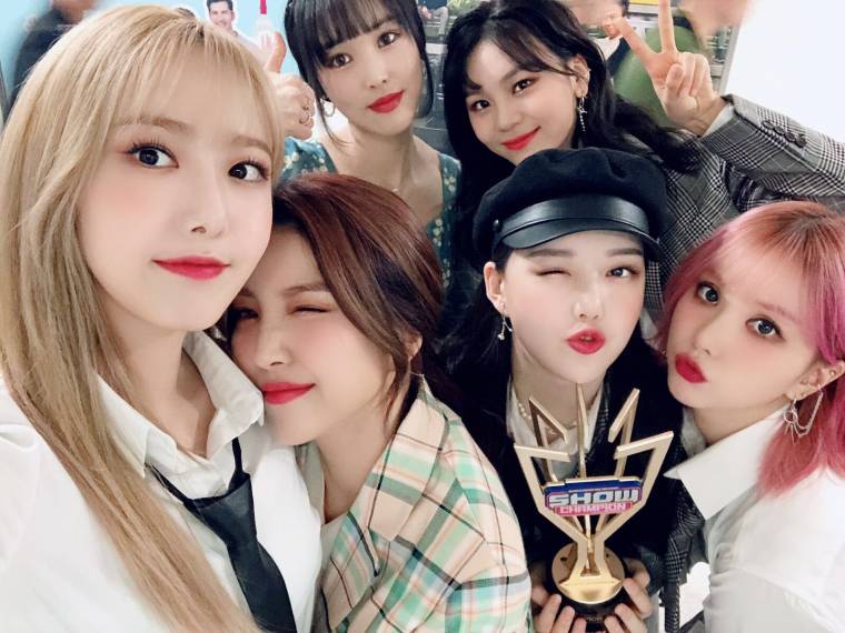 쇼챔피언 1위 #여자친구