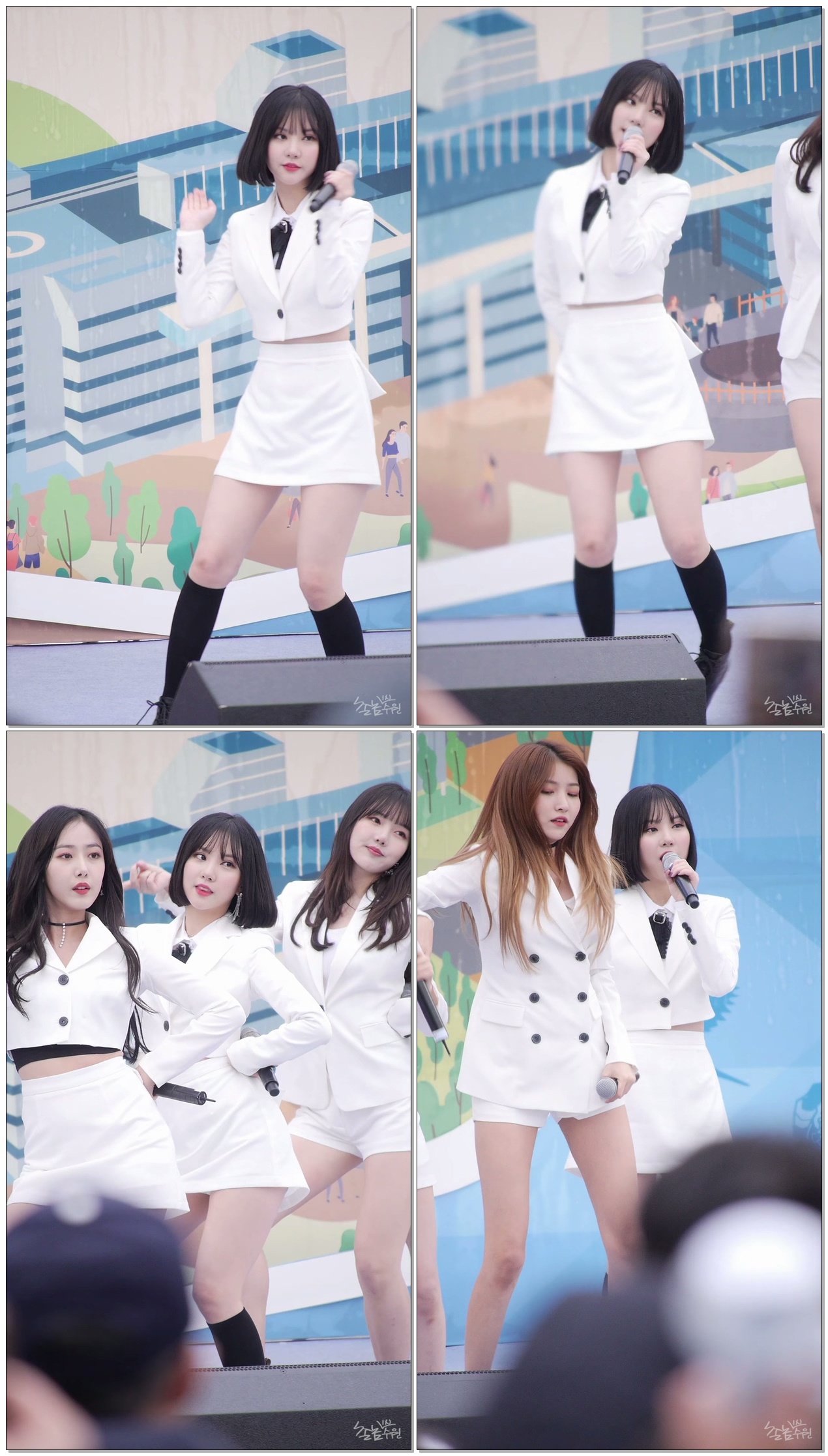 181124 여자친구 (GFRIEND) - 오늘부터 우리는 (Me Gustas Tu) (은하) 직캠 by 수원촌놈 [경기평화광장 개장식]