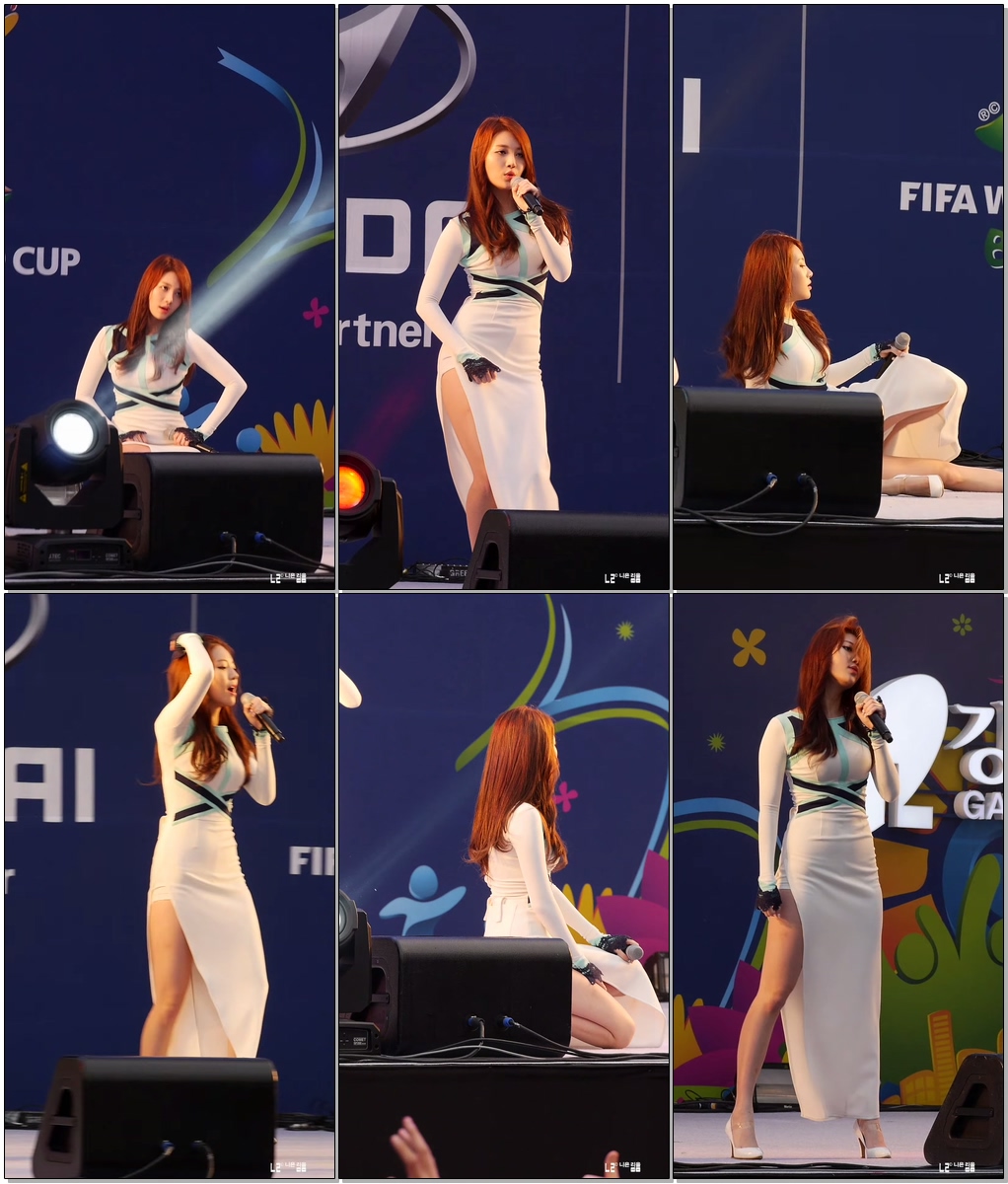 140618 SBS 월드컵응원전 즐겨라 대한민국 걸스데이 유라 기대해 직캠