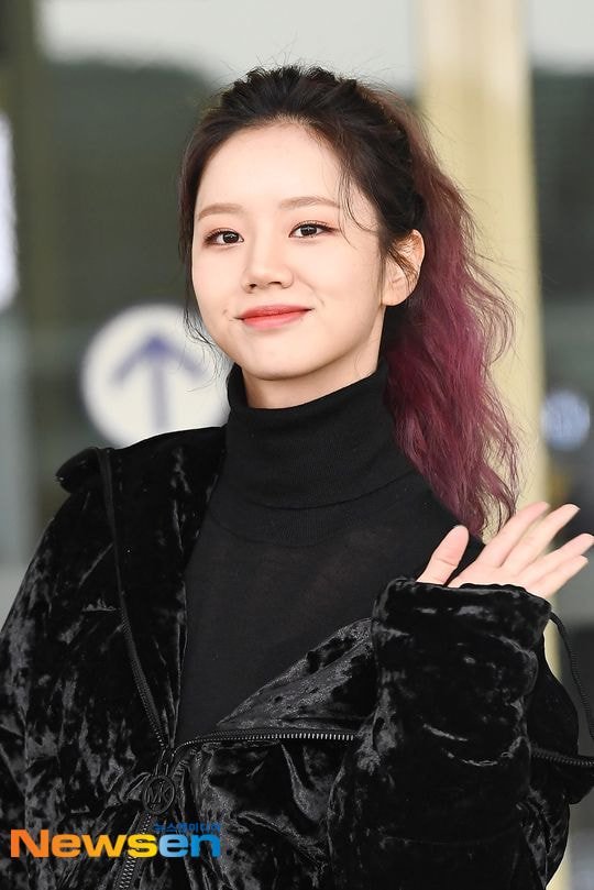 화보촬영차 출국하는 혜리