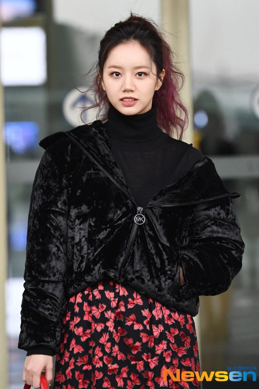 화보촬영차 출국하는 혜리
