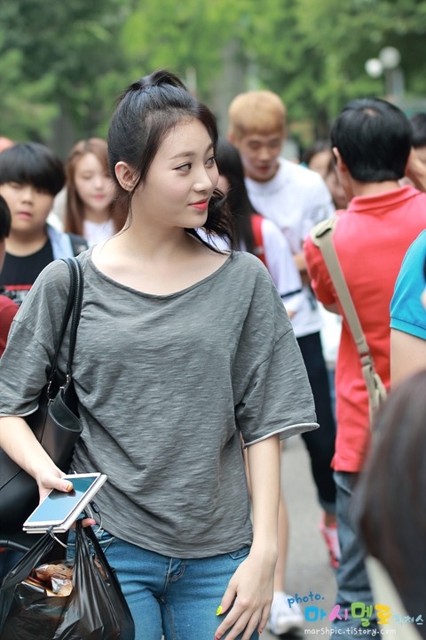 140808 걸스데이 뮤직뱅크 출근길 직찍 by 마시멜로