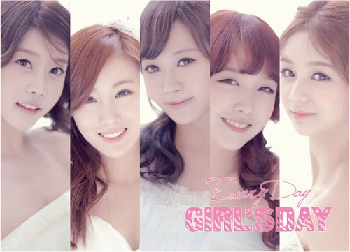 걸스데이, 첫 미니앨범 5색 신부웨딩드레스 재킷 공개