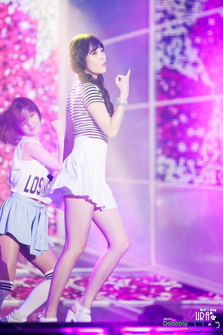 유라(걸스데이) 직찍 - 130810 MBC음악중심 속초 특집  by 둘리