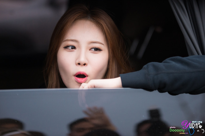 150412 케이팝스타4 퇴근길 유라(걸스데이) 직찍 by 둘리