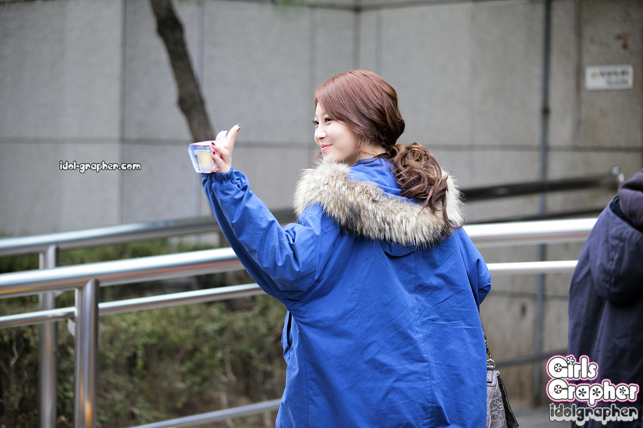 140207 걸스데이 뮤뱅 출근길 직찍