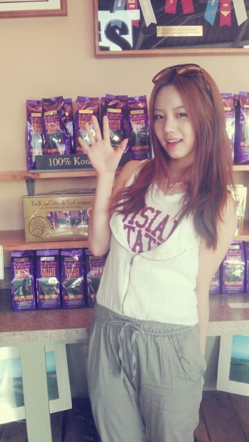 걸스데이, 민아 빼고 하와이 커피농장 견학 인증샷