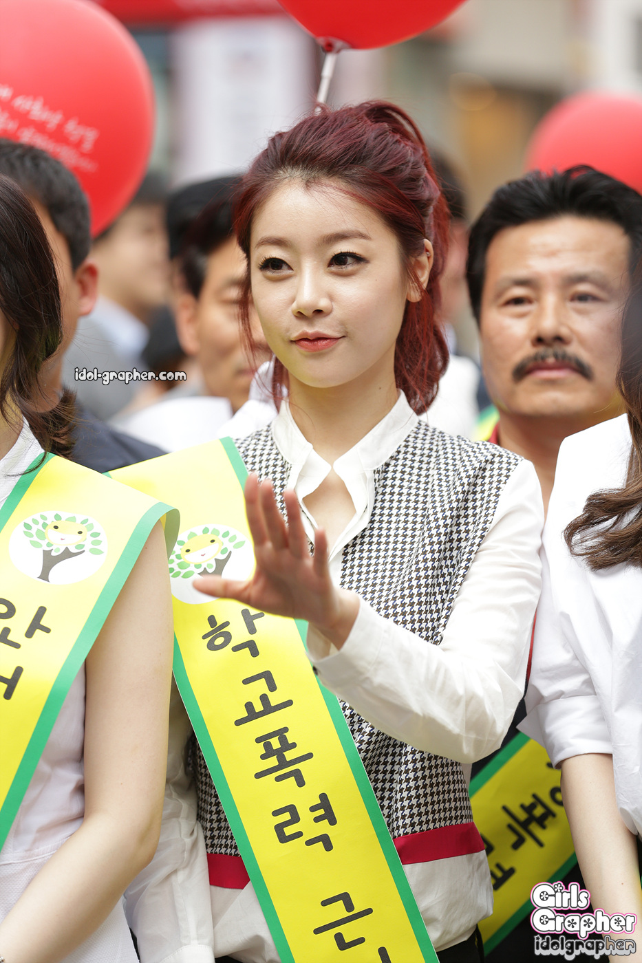 걸스데이 직찍+민아,유라 직캠 :: 130507 4대악 근절 캠페인 by 걸스그래퍼, 스피넬