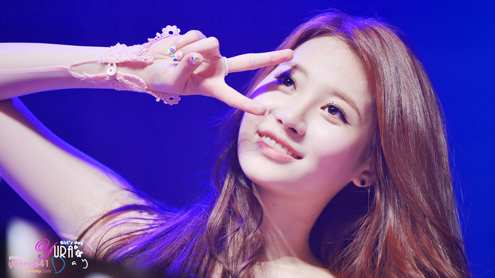 걸스데이 유라 직찍 - 140614 영웅의 군단 콘서트 by 야옹이41