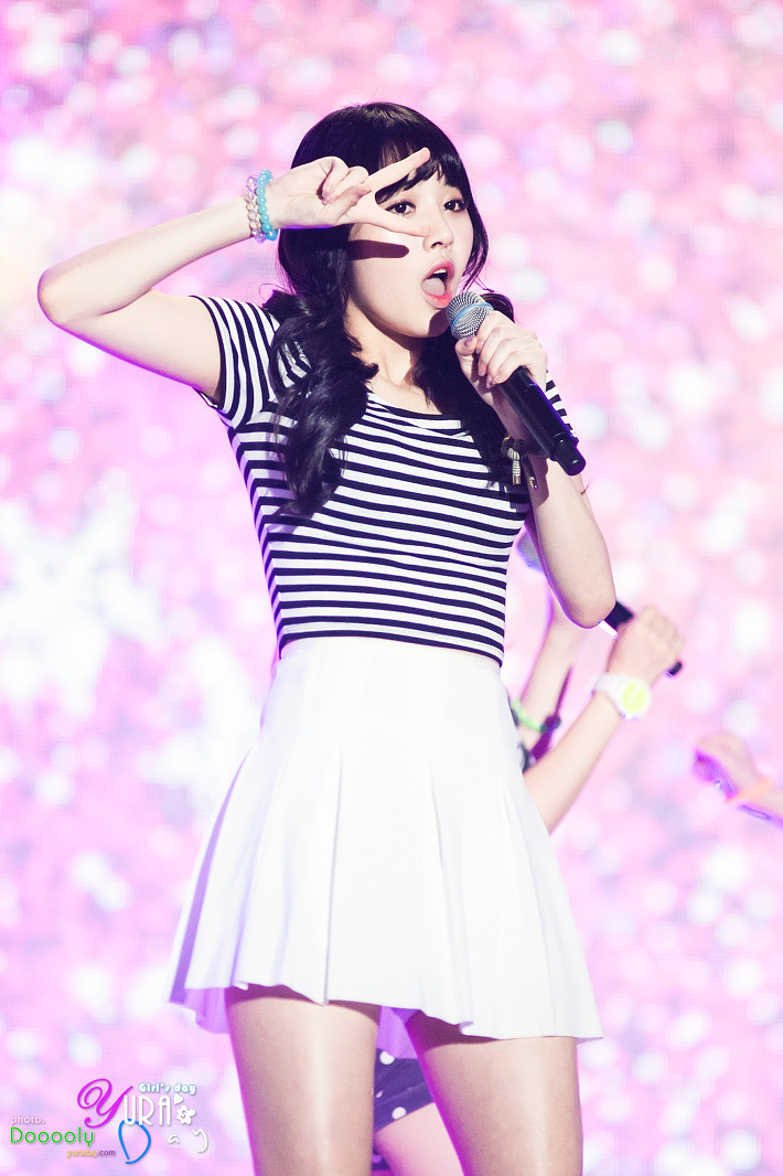 유라(걸스데이) 직찍 - 130810 MBC음악중심 속초 특집  by 둘리