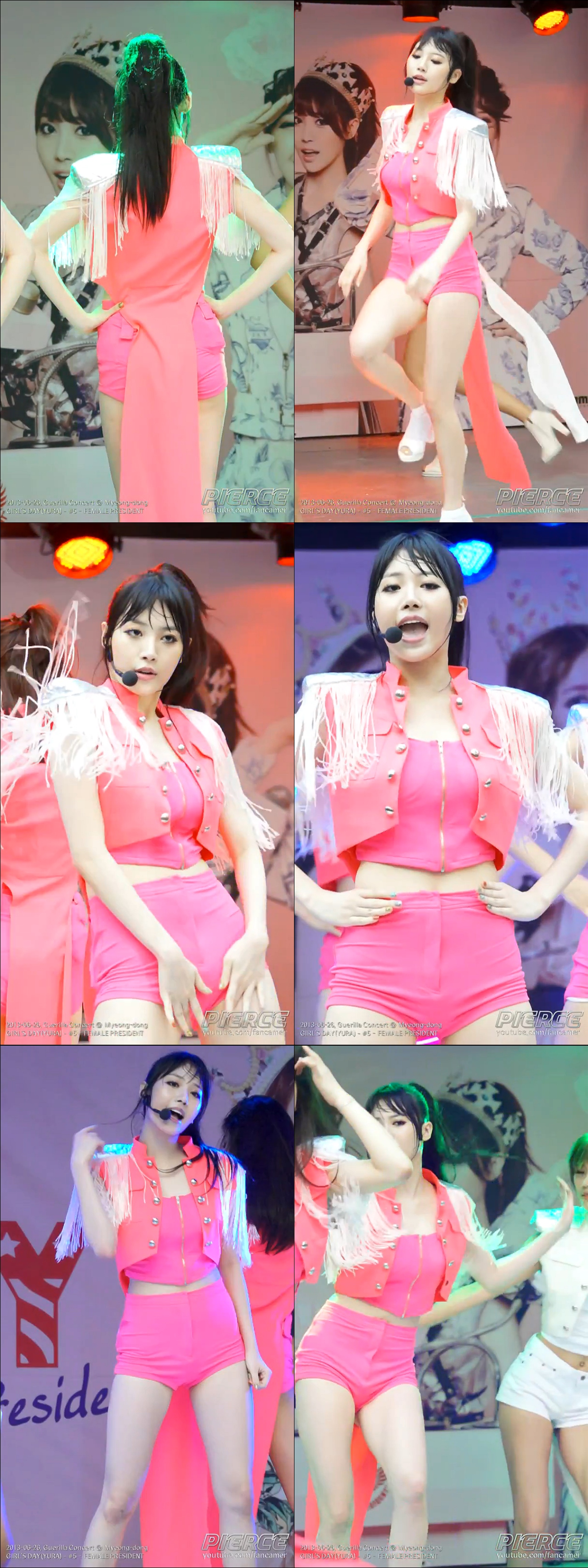 [130626] 걸스데이(유라) - 여자 대통령 (명동 게릴라콘서트) by PIERCE