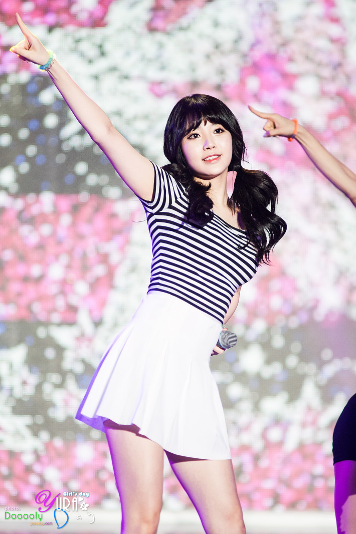 유라(걸스데이) 직찍 - 130810 MBC음악중심 속초 특집  by 둘리