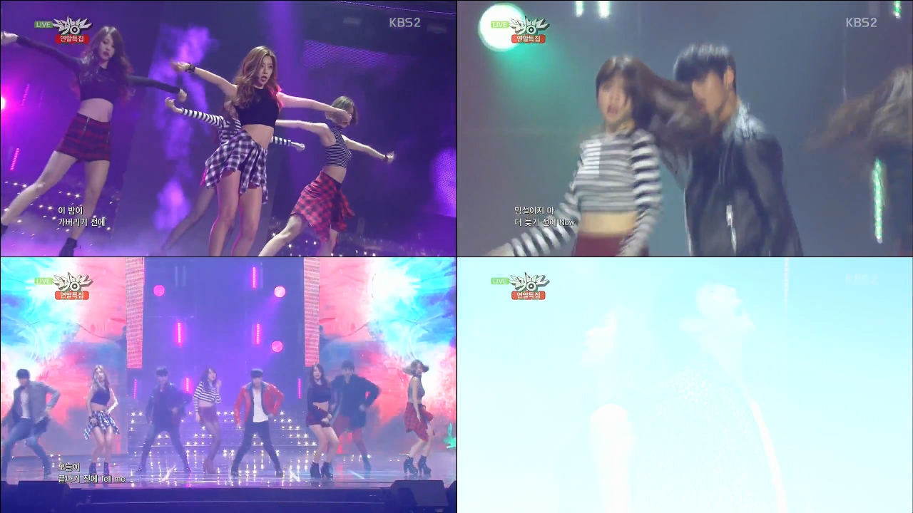 [131220 뮤뱅.연말특집] 빅스&걸스데이 - 내일은 없어