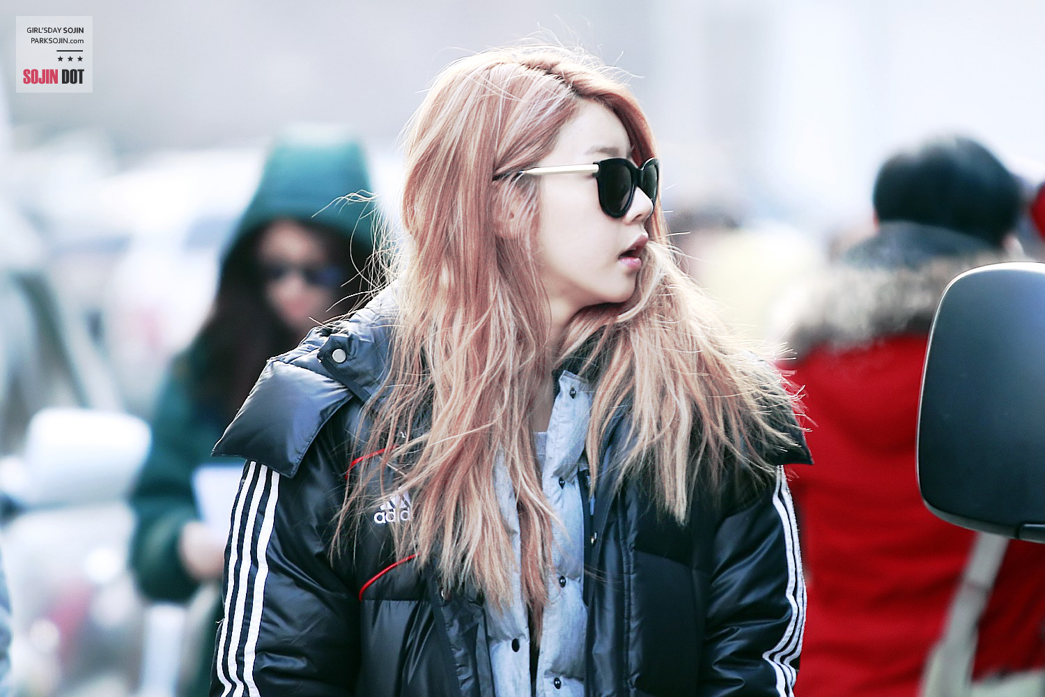 걸스데이 소진 - 140110 뮤직뱅크 출퇴근 직찍
