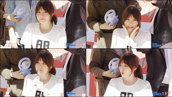 131022 유라 민아 포키 팬싸인회 직캠 by 스피넬