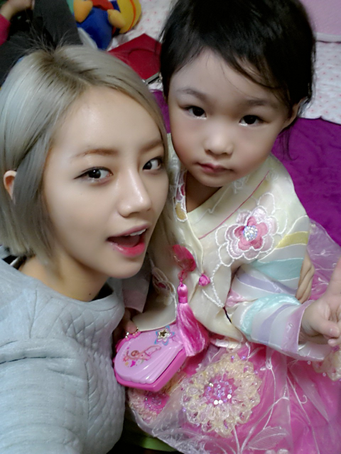 걸스데이 혜리 140131 트위터-오랜만에 만난 내 조카 혜빈이랑~~~~~~♥.♥