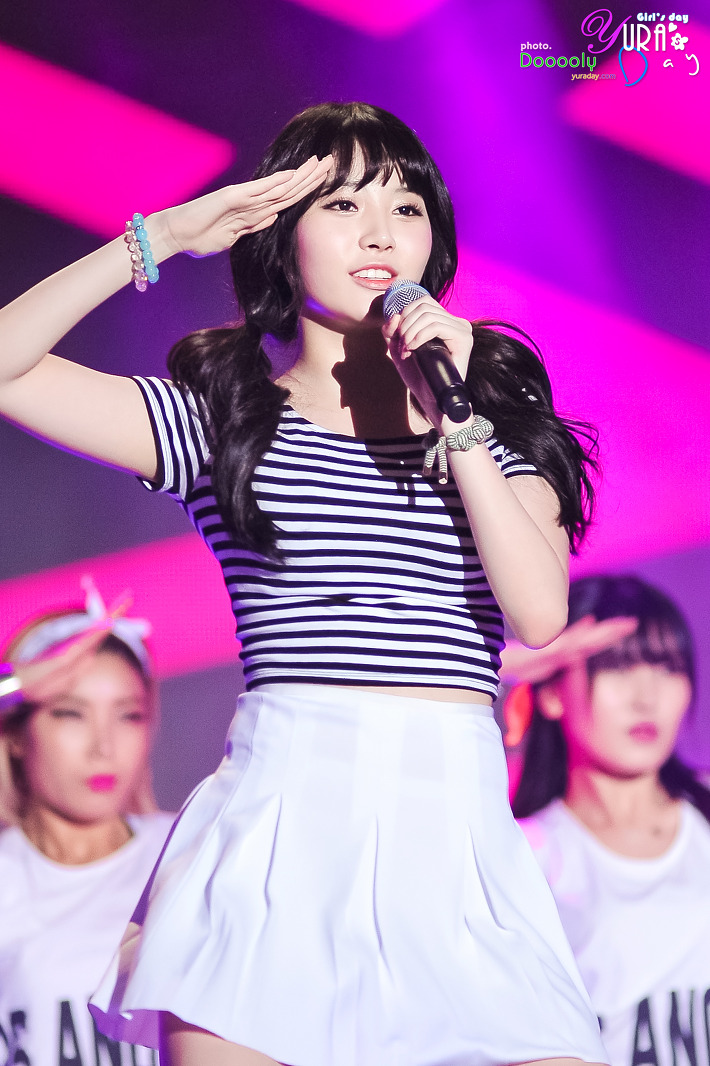 유라(걸스데이) 직찍 - 130810 MBC음악중심 속초 특집  by 둘리