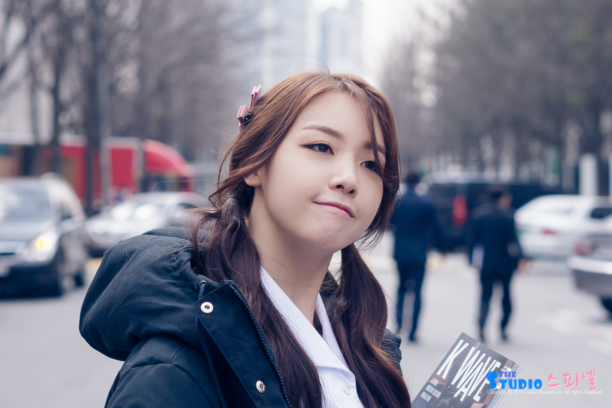 걸스데이 민아 140317 불후의 명곡 출근길 직찍 by 스피넬