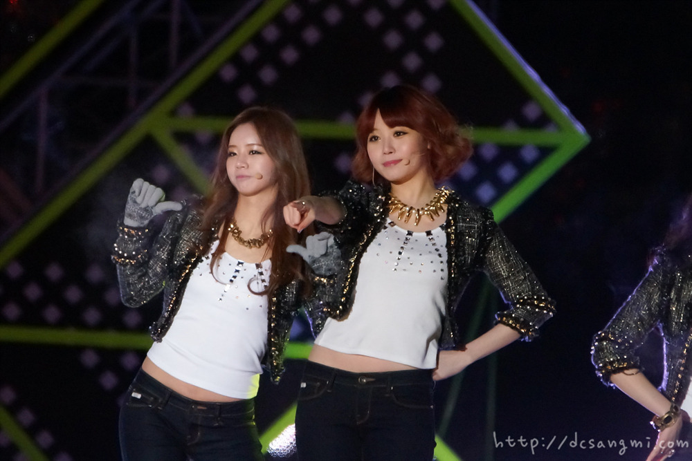 걸스데이 직찍 :: 121231 MBC가요대전 임진각 by dcsangmi