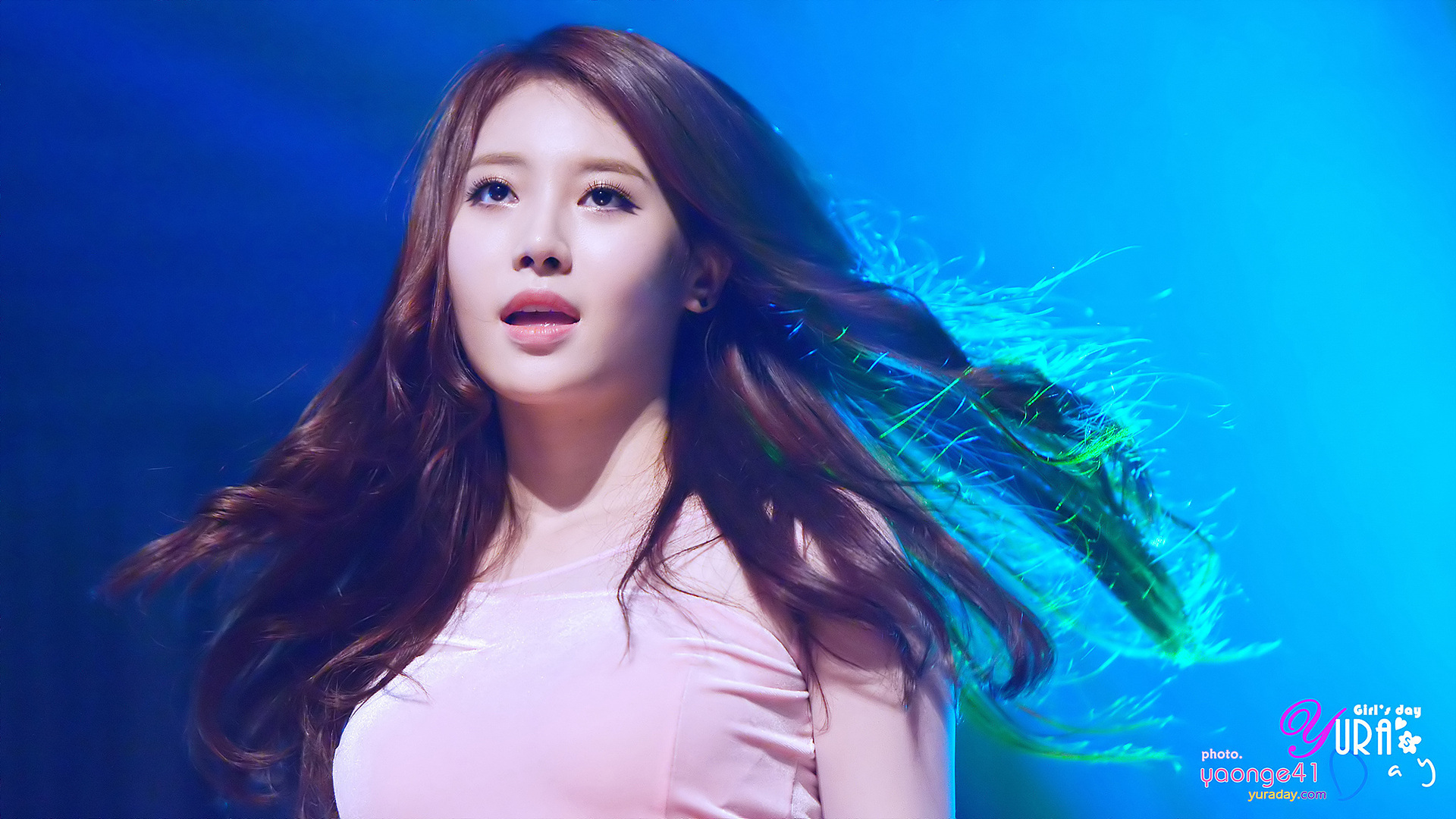 걸스데이 유라 직찍 - 140614 영웅의 군단 콘서트 by 야옹이41
