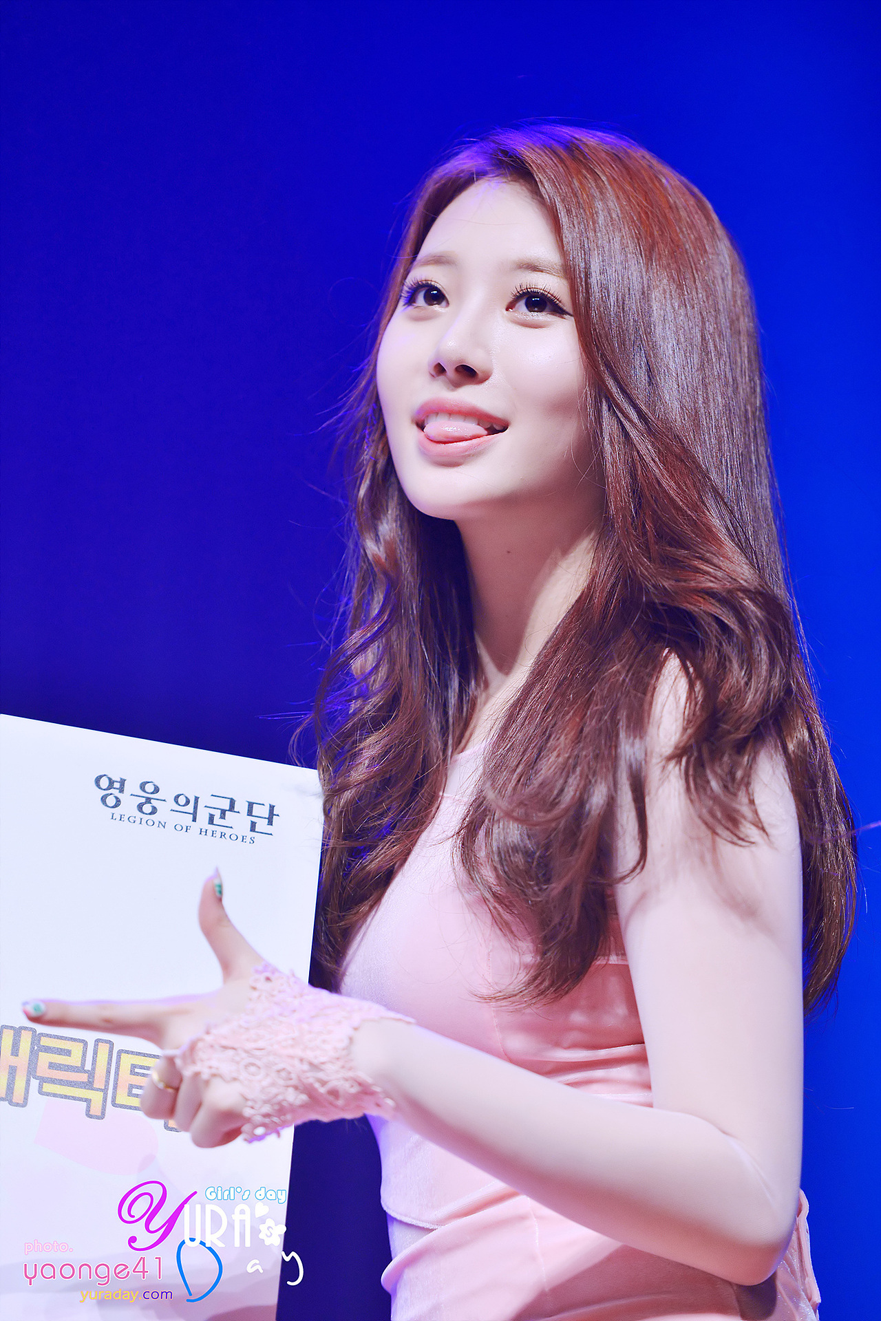 걸스데이 유라 직찍 - 140614 영웅의 군단 콘서트 by 야옹이41