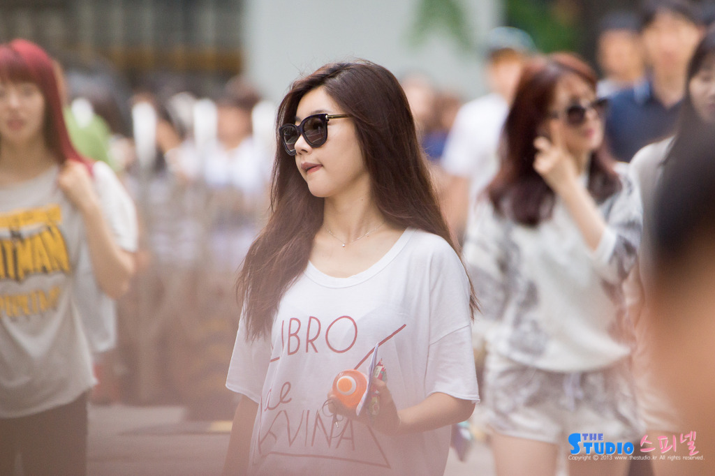 걸스데이 민아 유라 직찍 - 130816 뮤직뱅크 출근길 by 스피넬