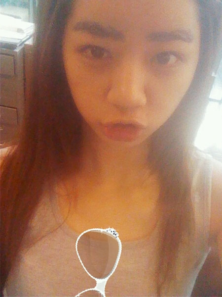 혜리, 짱구 빙의? 귀요미 셀카