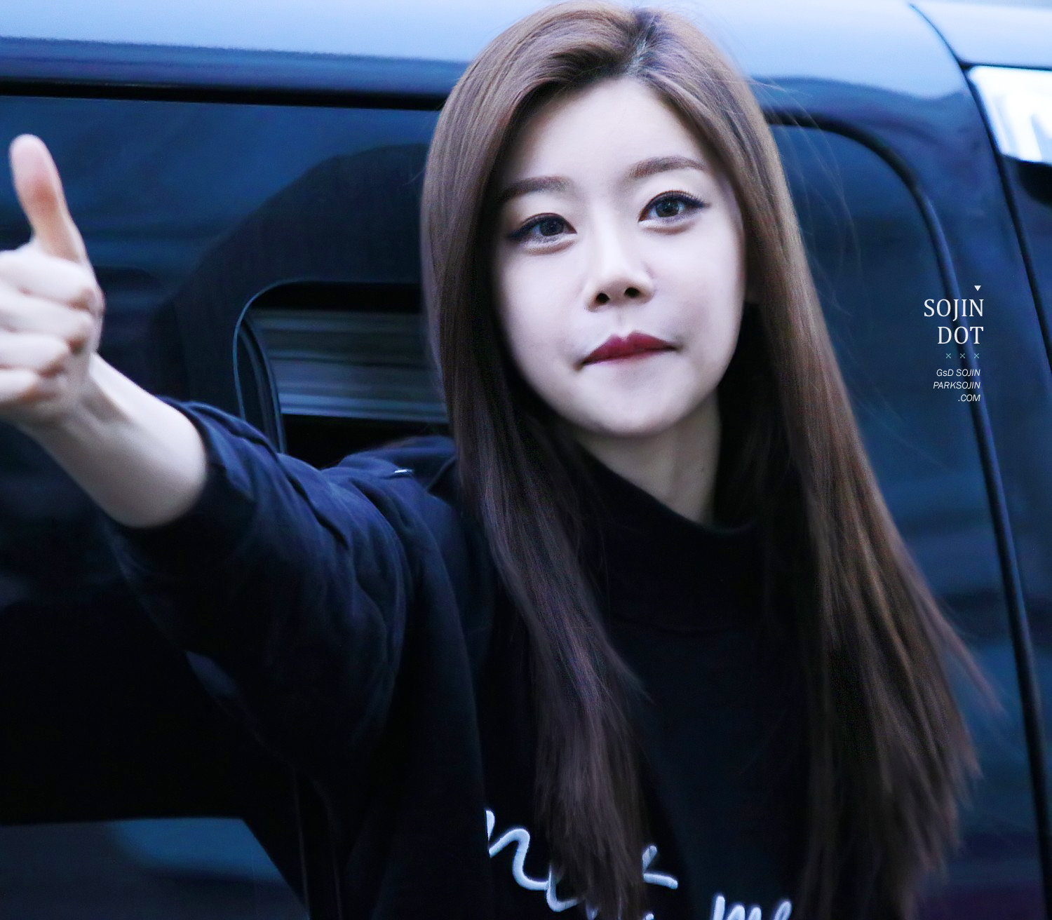 걸스데이 소진 - 140202 인기가요 퇴근길 직찍