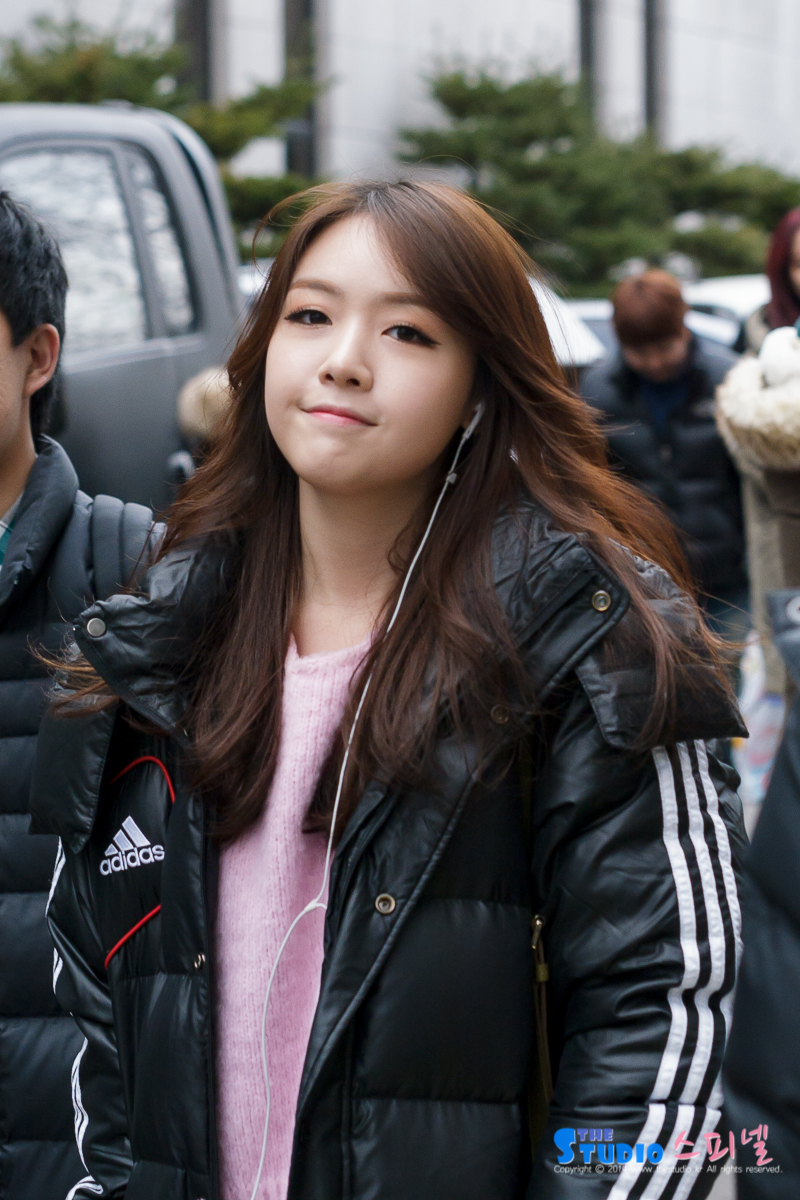 걸스데이 민아 직찍 - 140207 뮤직뱅크 출근길 by 스피넬