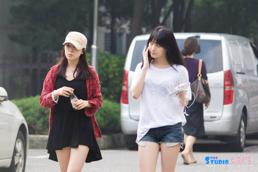 130726 뮤직뱅크 출근길 걸스데이 민아 유라 직찍 by 스피넬