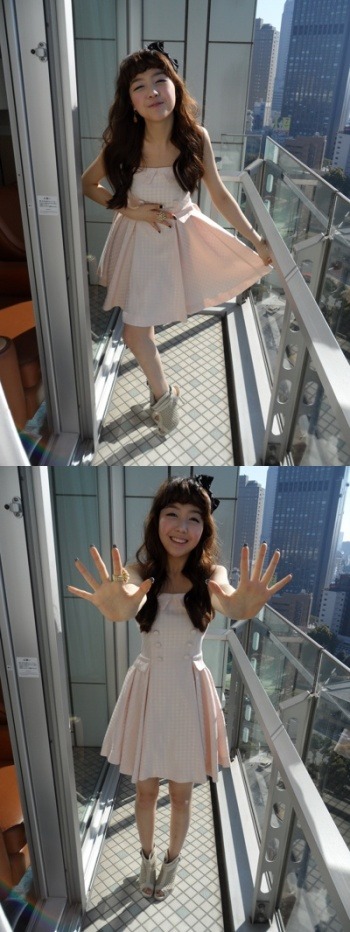 걸스데이 민아, 주스 마시며 상큼 셀카 한 컷