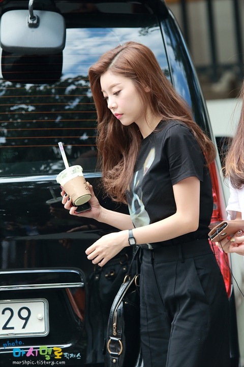 140808 걸스데이 뮤직뱅크 출근길 직찍 by 마시멜로