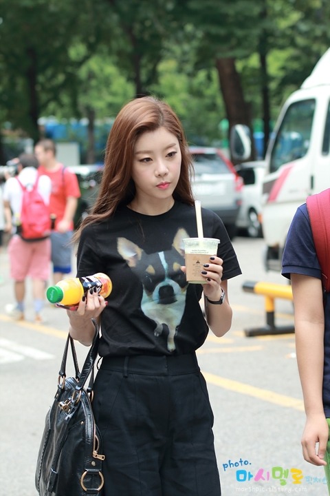140808 걸스데이 뮤직뱅크 출근길 직찍 by 마시멜로